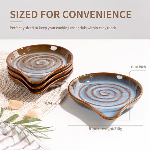 Ceramic Stove Top & Counter Spoon Holder