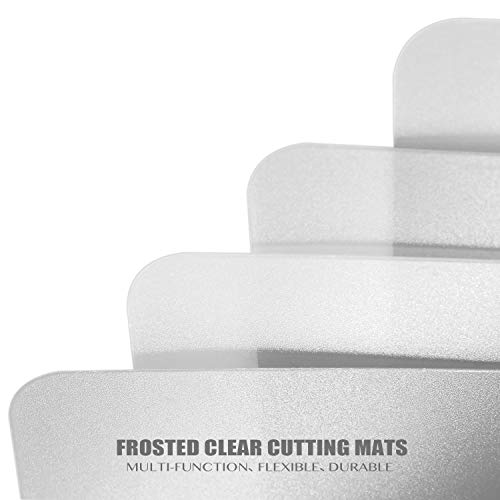 Clear Plastic Cutting Boards 4 Pieces