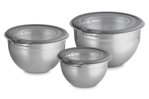 Stainless Steel Mixing Bowls with Glass Lids (Mixing Bowls with Glass Lids)