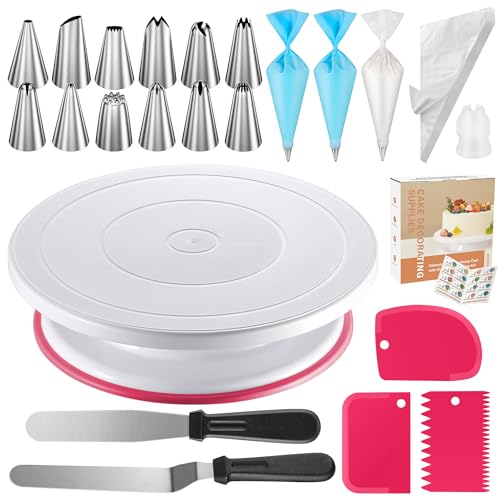 Cake Decorating Kit Baking Supplies Tools for Beginners & Pros