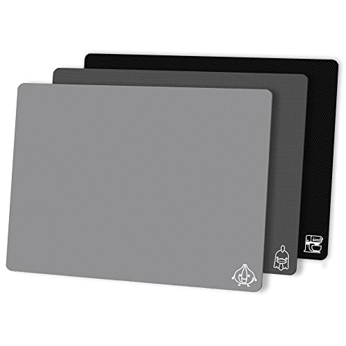 Flexible Plastic Cutting Board Mats Set of 3