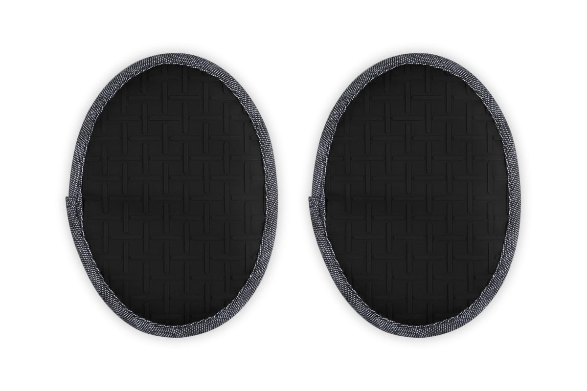 Set of 2 Silicone Pot Grips (Noir)
