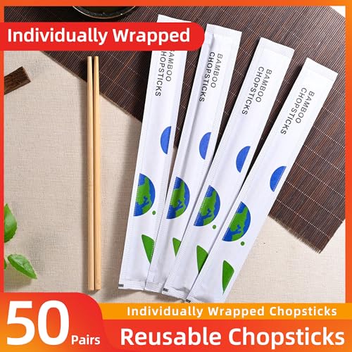 100 Pairs Premium Disposable Chopsticks