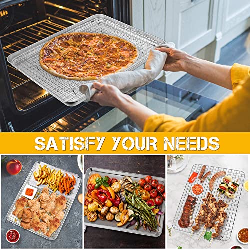 Cookie Baking Sheet Pan with Wire Rack