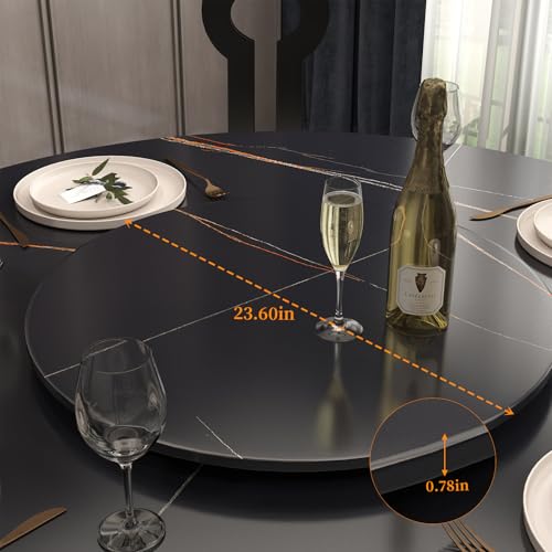 Lazy Susan for Table Top Sintered Stone Rotating Serving Tray for Dining Table