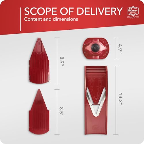 Mandoline Slicer V1 (1. Basic / Red)