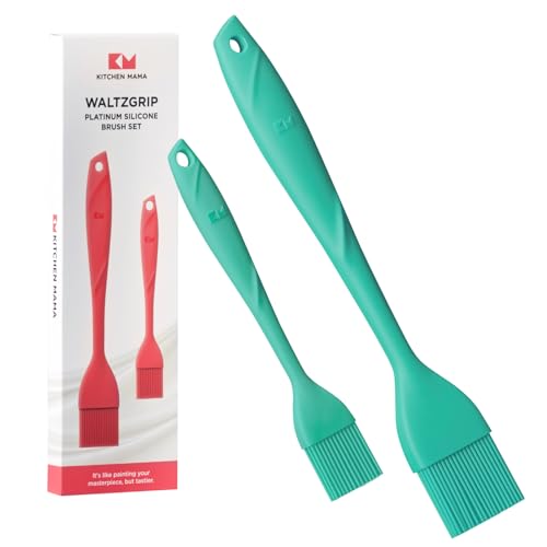 WaltzGrip Platinum Silicone Basting Pastry Brush Set of 2