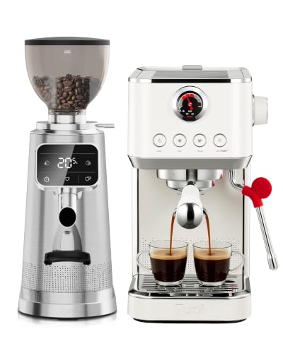 E2 Gen3 Espresso Machine with G3 Flat Burr Coffee Grinder Kit