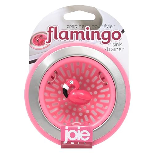 MSC International Black or Red Joie Kitchen Sink Stopper and Strainer Basket
