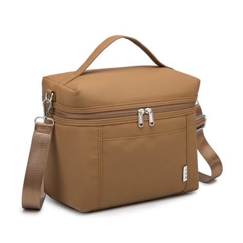 NOL Insulated Lunch Bags for Women Cooler Bag Lightweight Nylon Waterproof Lunch Box for Work
