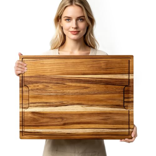 24 x 18 in Teak Cutting Board (24"L x 18"W)