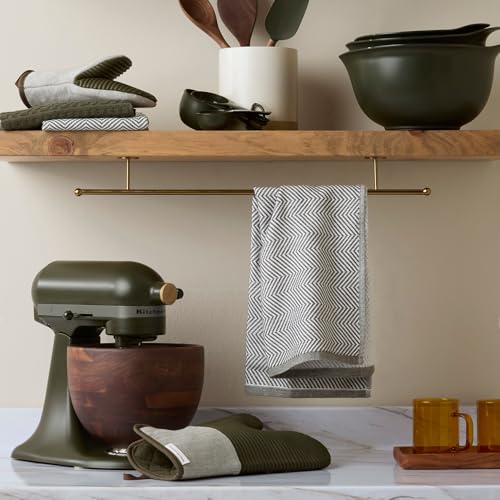 Evergreen Design Series Herringbone Ribbed Soft Silicone Mini Oven Mitts 2