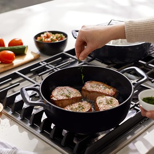 Cast Iron Braiser Pan (4 Quart / Braiser With Lid)