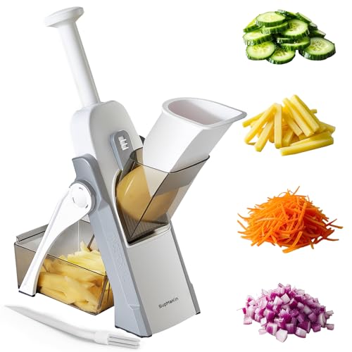 Safe Mandoline Slicer (Gray)
