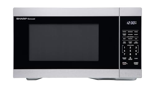 Countertop Microwave Oven with Removable 12.4" Carousel Turntable