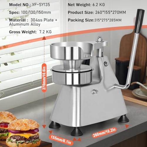 Commercial Burger Patty Maker
