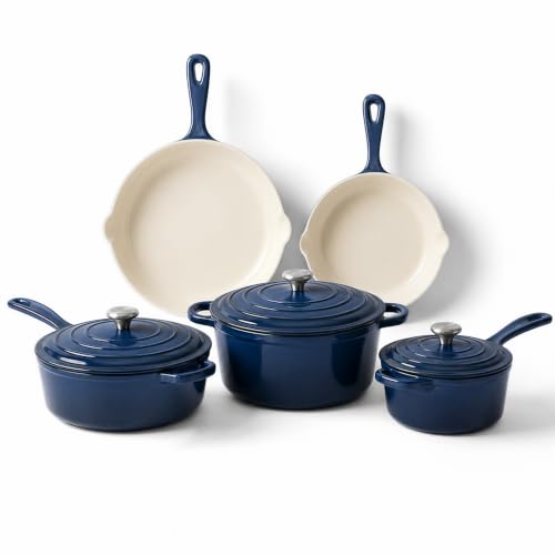 Enameled Cast Iron Cookware Set