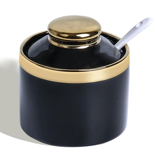 8 oz Sugar Bowl with Lid and Spoon