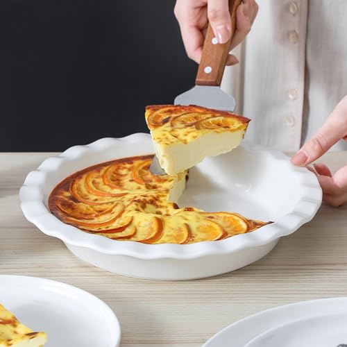 White Ceramic Pie Pan