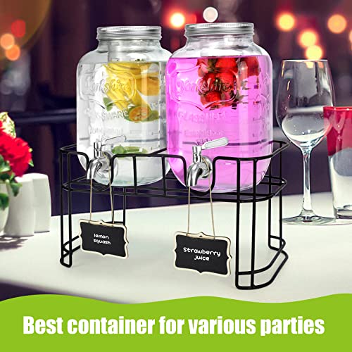 Mason Drink Dispenser With Stand