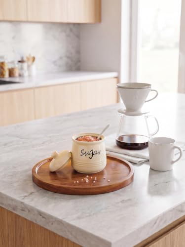 12oz Sugar Bowl with Lid and Spoon