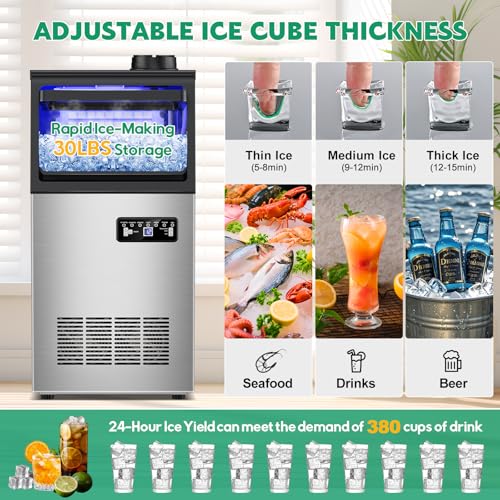 Commercial Ice Maker Machine 131Lbs