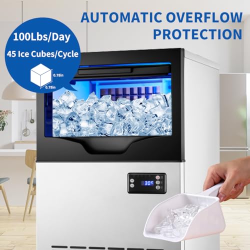 Commercial Ice Maker Machine 100 Pounds Per Day