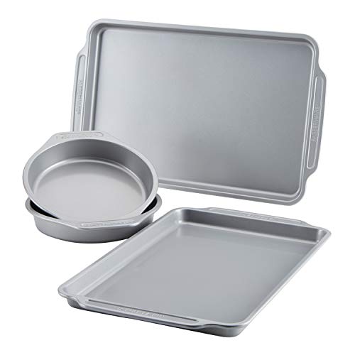 Nonstick Steel Bakeware Set with Cooling Rack