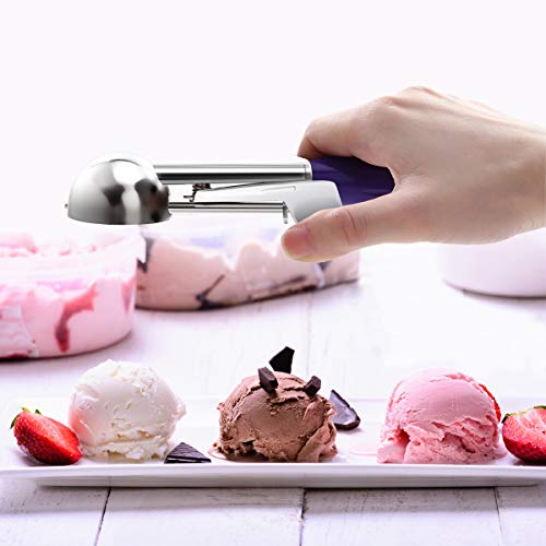 Commercial Restaurant Ice Cream Scoop Disher with Trigger