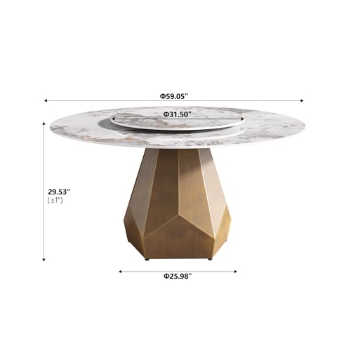 Marble Dining Table Set of 8