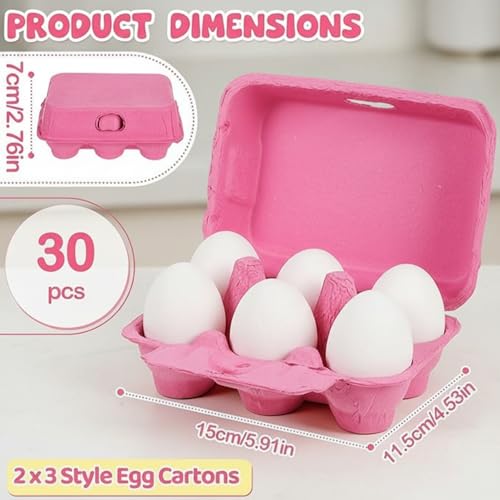 Paper Pulp Egg Cartons Style Vintage Blank Egg Cartons for Fresh Duck Quail Storage Kitchen Family Farmhouse