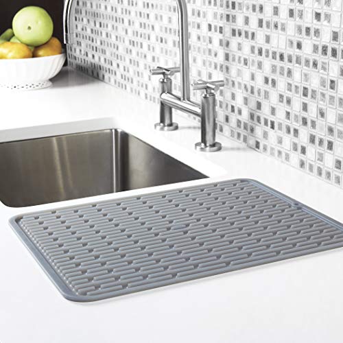 Good Grips 13265200MLNYK Silicone Draining Mat Grey (12" x 12")