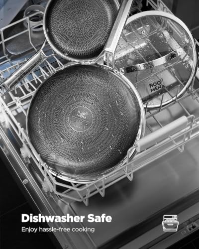 Frying Nonstick Pans with Lid