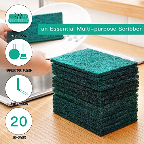 Heavy Duty Scour Pads Sponge Dish Scrubber Non