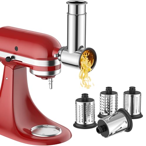 Slicer Shredder Attachments for KitchenAid Stand Mixer Cheese Grater Attachment for KitchenAid