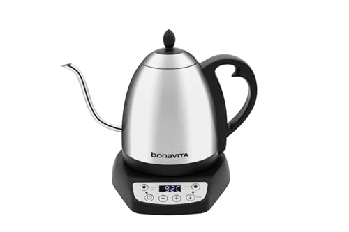 Digital Variable Temperature Gooseneck Electric Kettle for Coffee Brew and Tea Precise Pour Control