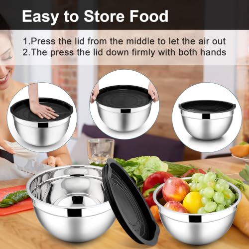 Mixing Bowls with Black