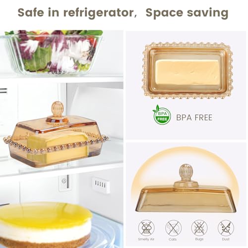 Butter Dish with Lid for Countertop
