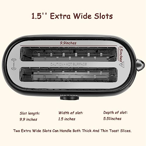 Retro Long Slot Toaster