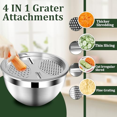 Mixing Bowls with Lids Set (Jet Black)