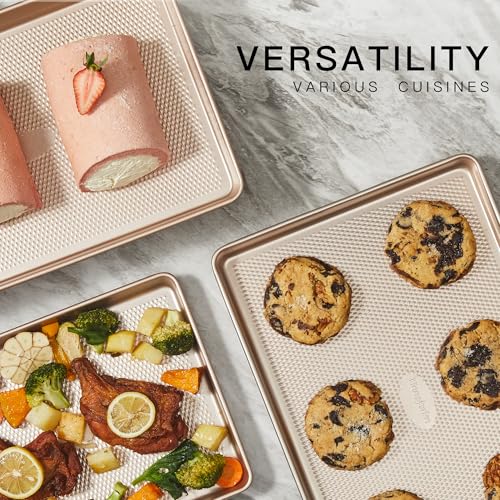 Baking Sheet with Diamond Texture