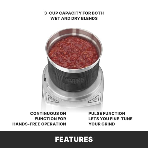Electric Spice Grinder with 3 (Wet or Dry 3 Cup Grinder)