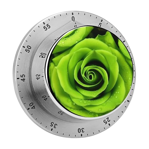 Green Rose Kitchen Timer (One Size / Green Rose)