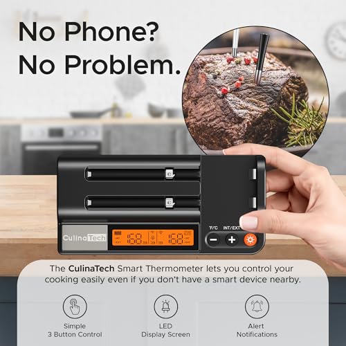 Wireless Meat Thermometer Long Range