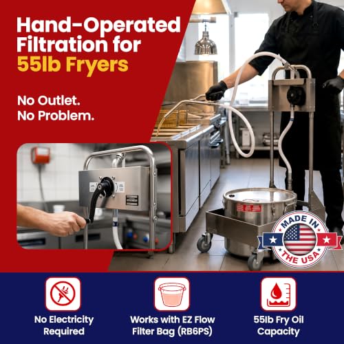MirOil Commercial Deep Fryer Oil Filter Machine