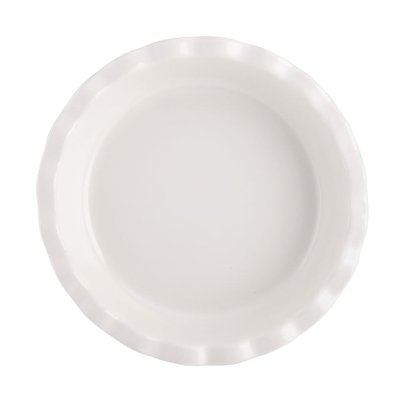 Bakers Advantage Durable Stoneware Ceramic Pie Dish