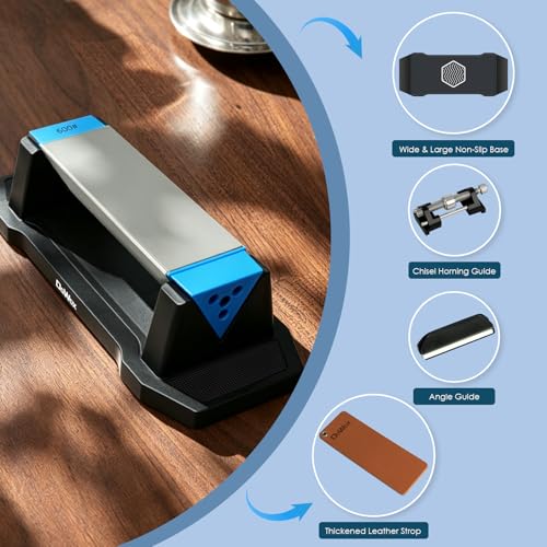 3 Sided Diamond Sharpening Stone for Kitchen Knives