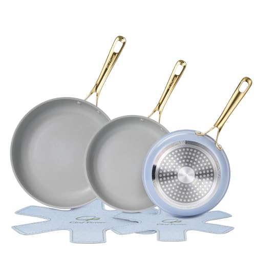 Non Stick Frying Pan (Blue Gray)