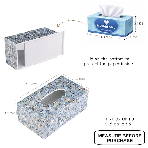 Handmade Mother of Pearl Tissue Box
