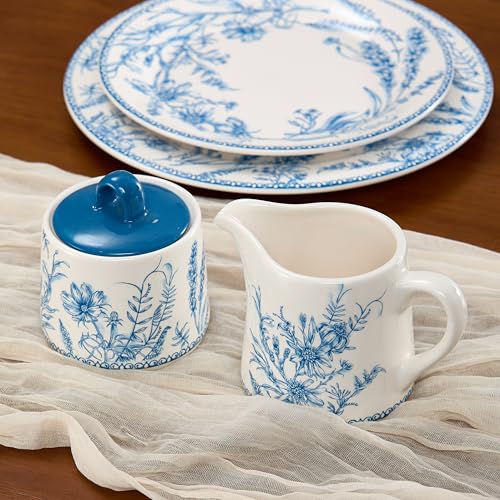 Ceramic Sugar and Creamer Set